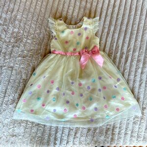 Jona Michelle Toddler polka dot party dress